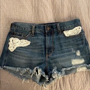 Hollister Short-Short High Rise Jean Shorts